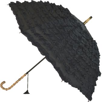 Boutique Fifi Stick Umbrella Black